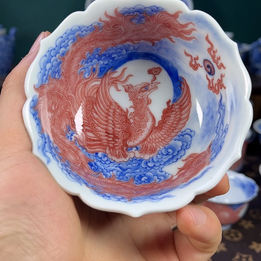 瓷片自成堂景德镇手工手绘