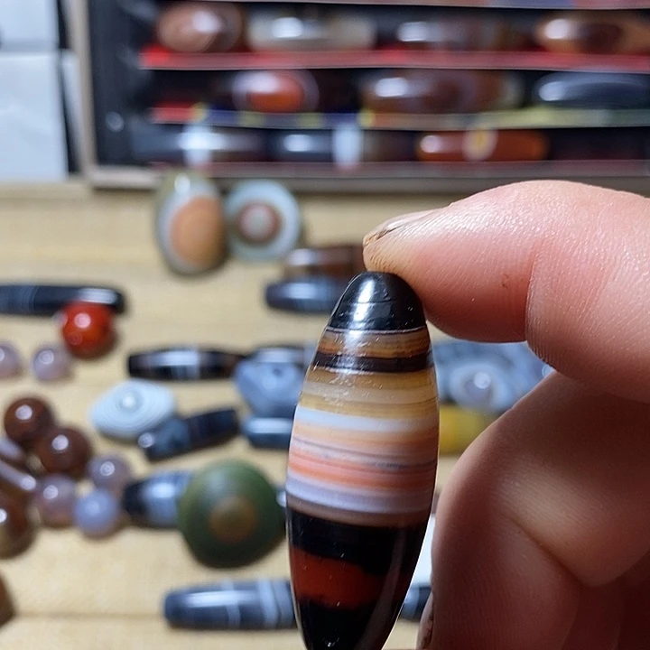 玛瑙/玉髓合金颈饰