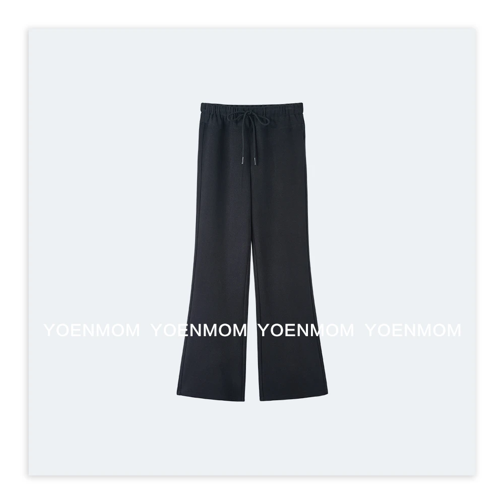 YOENMOM·长腿女神·羊毛羊绒莱赛尔德绒柔糯垂感显瘦显比例微喇裤