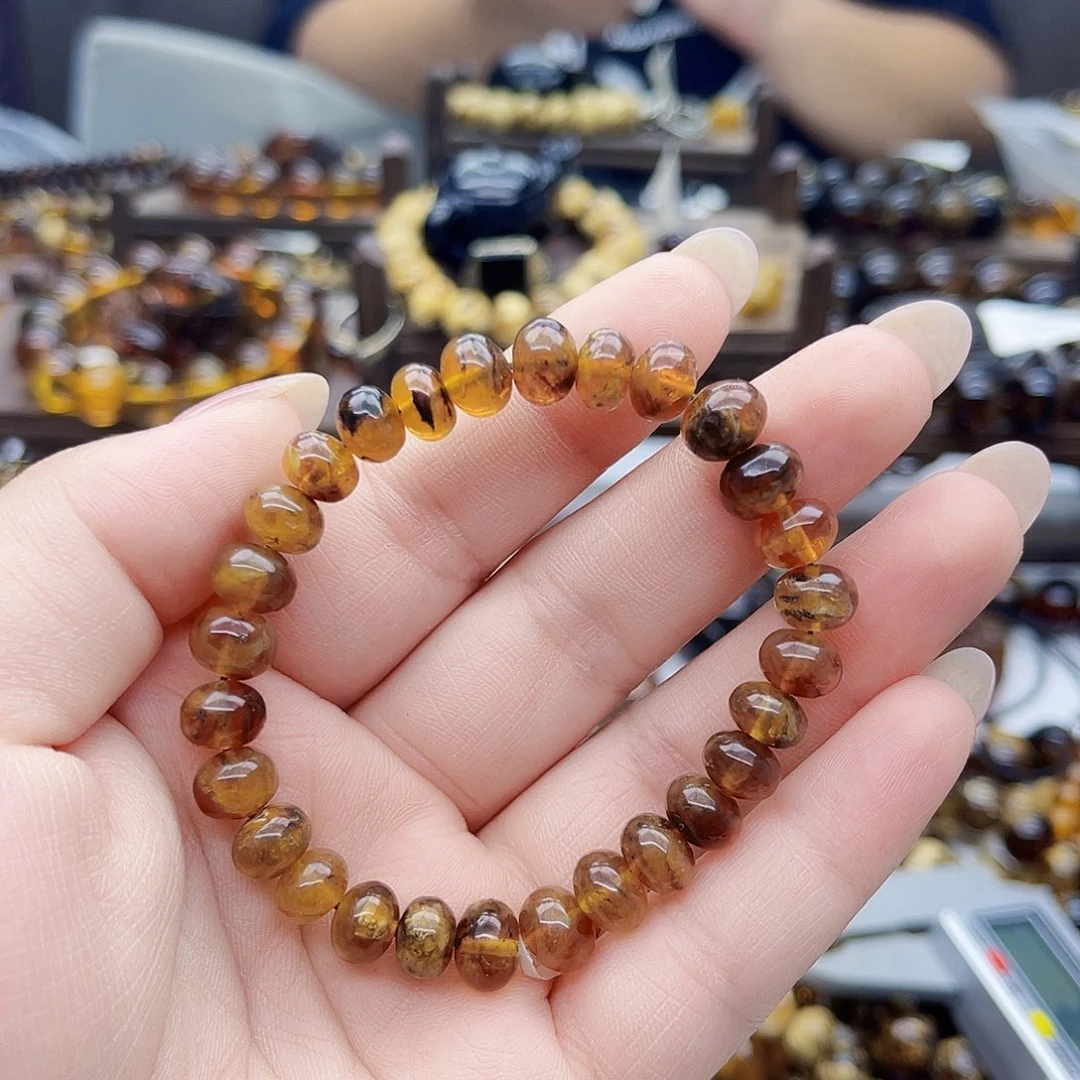 裸石琥珀未镶嵌抚顺琥珀8