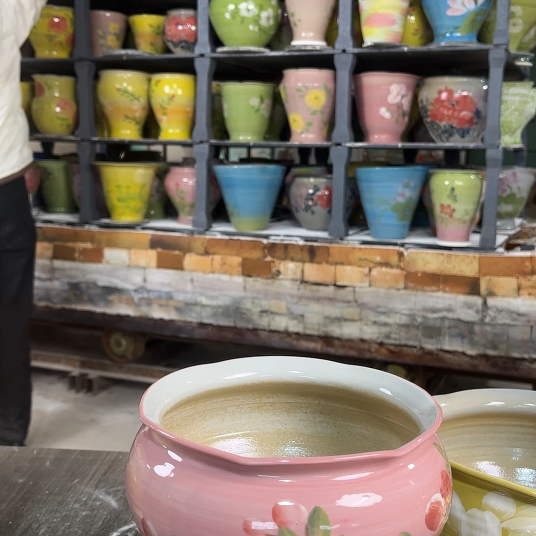 景德镇陶瓷花盆花盆