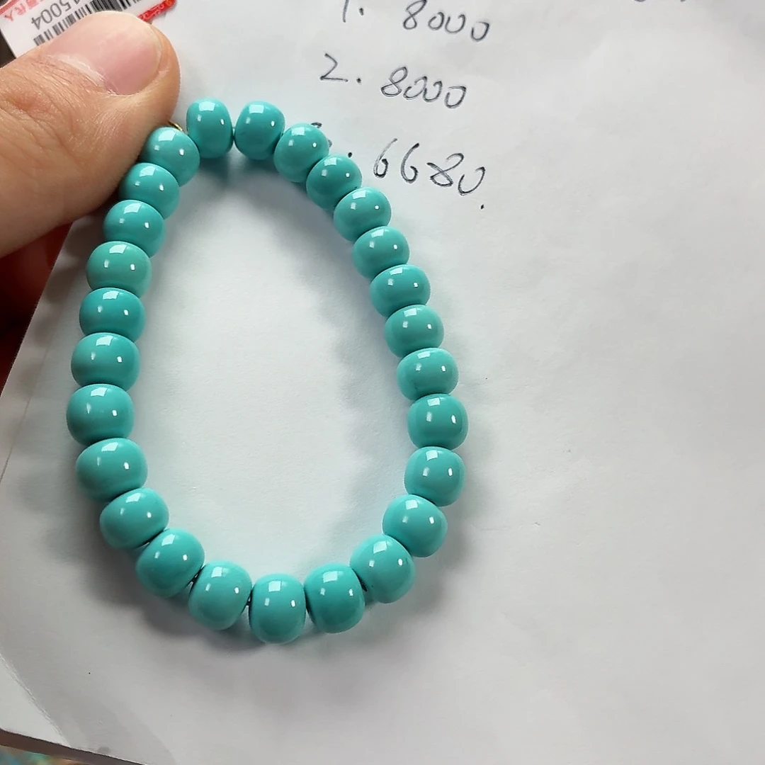 未镶嵌绿松石珠宝奇石静**开