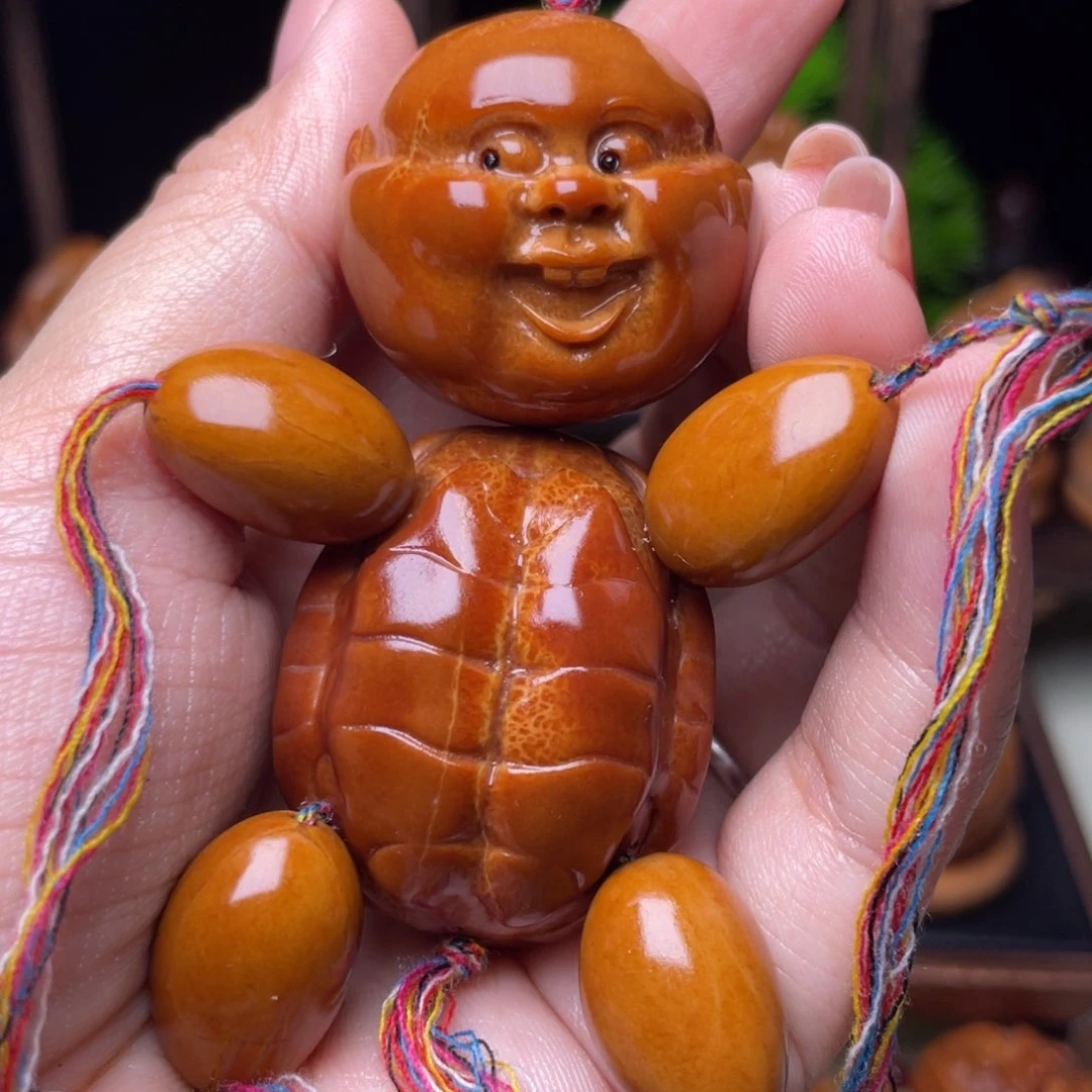 吊坠橄榄核龟仙人