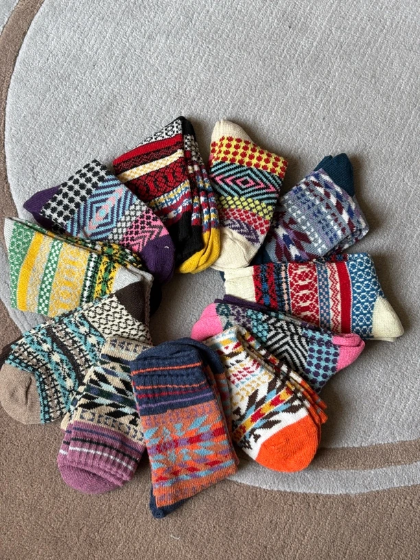 MaxAC/美呈中筒混纺羊毛毛袜