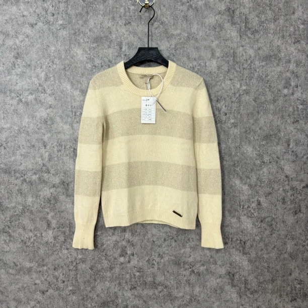 95新 BURBERRY/博柏利 Burberry米色格毛衣