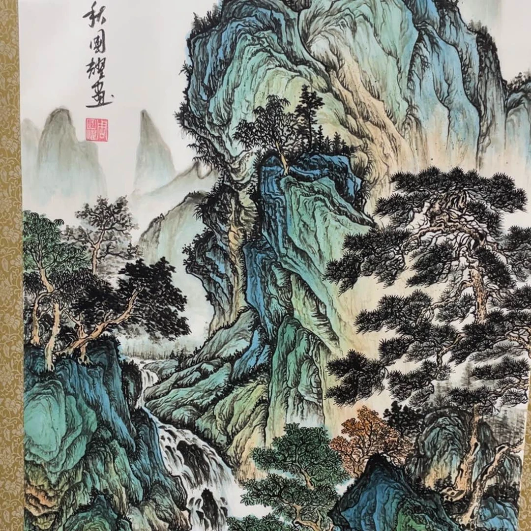 国画老师手笔手绘作品N