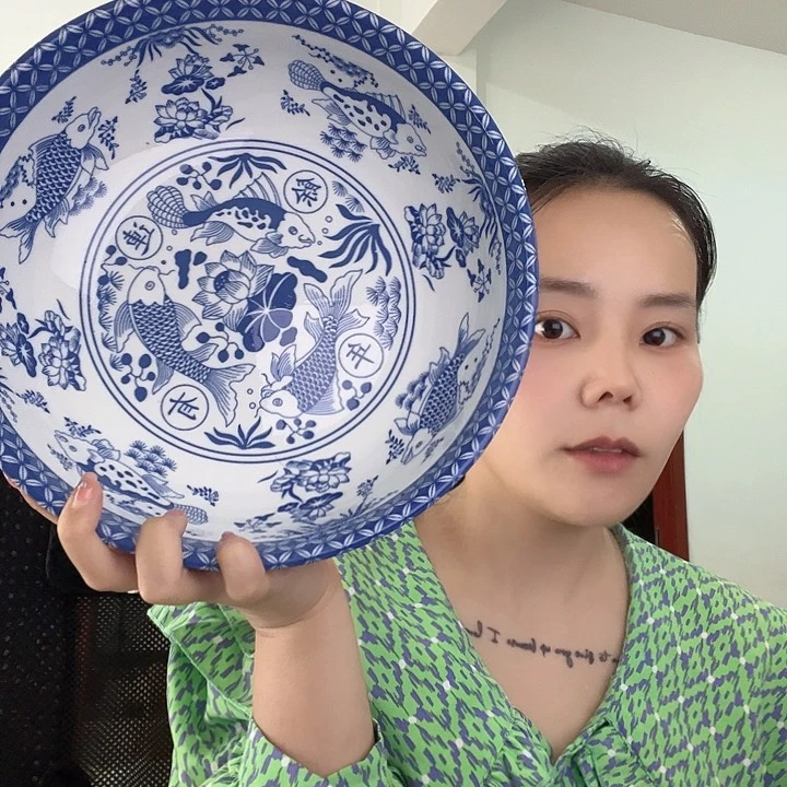 瓷片10英寸大汤碗汤碗碗