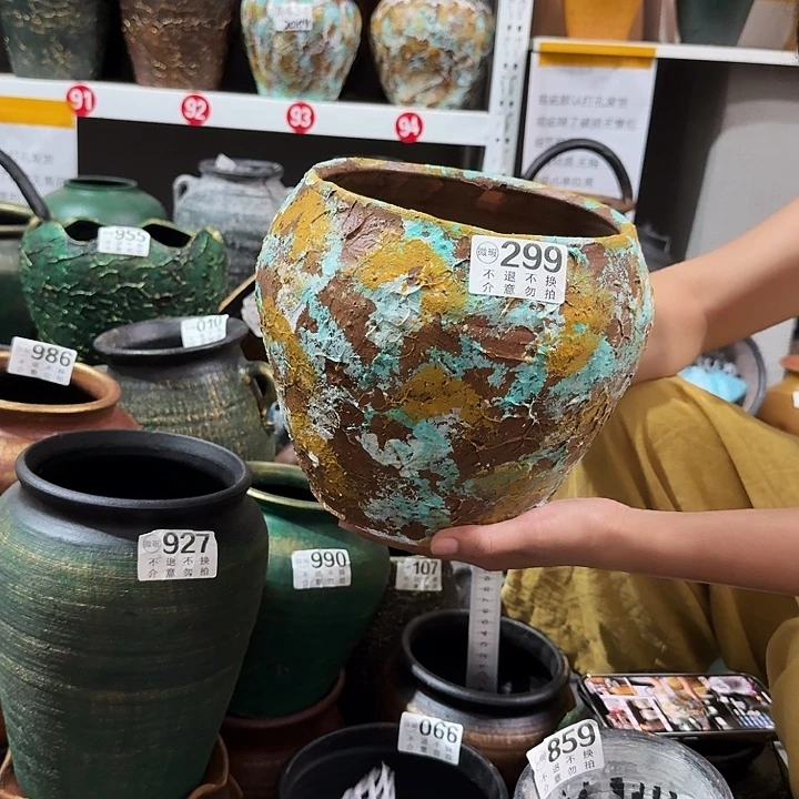 23彩绘高度19口径19