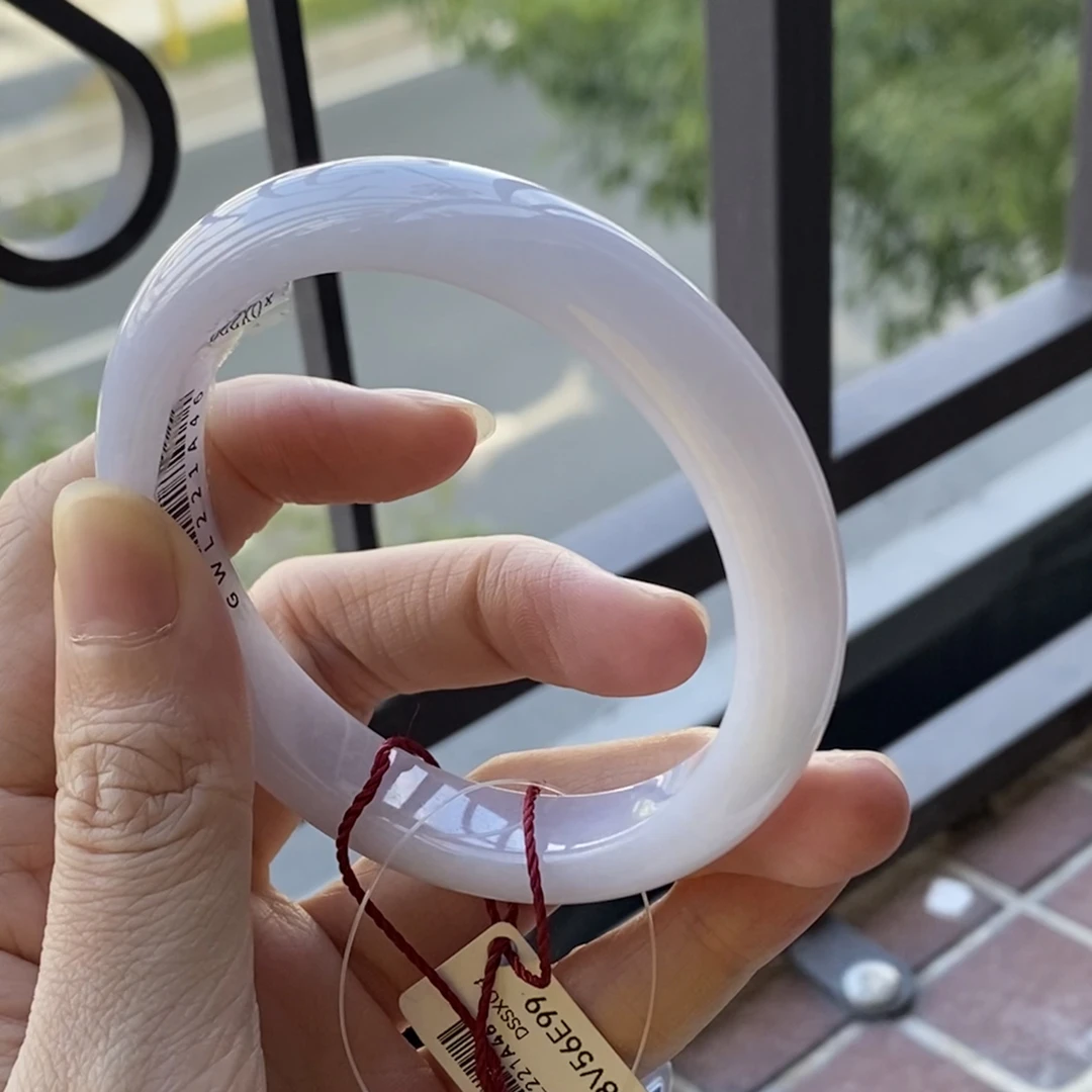 天然缅甸翡翠A货手镯56