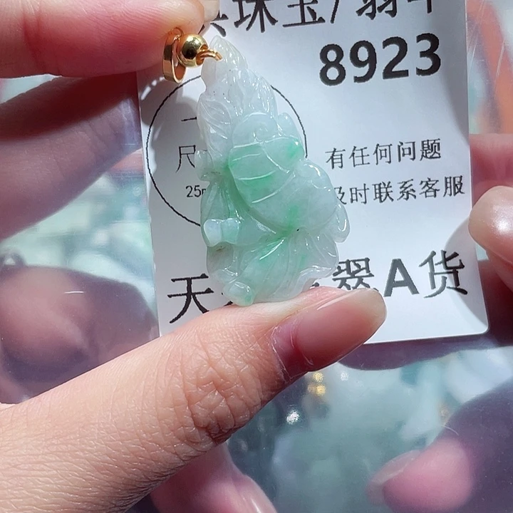 翡翠颈饰未镶嵌8923。