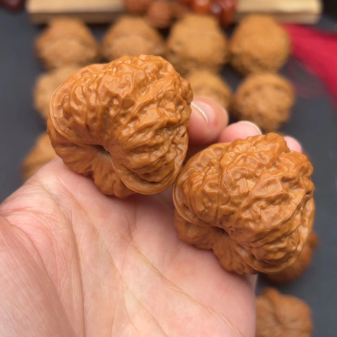 文玩核桃把件蛙边40