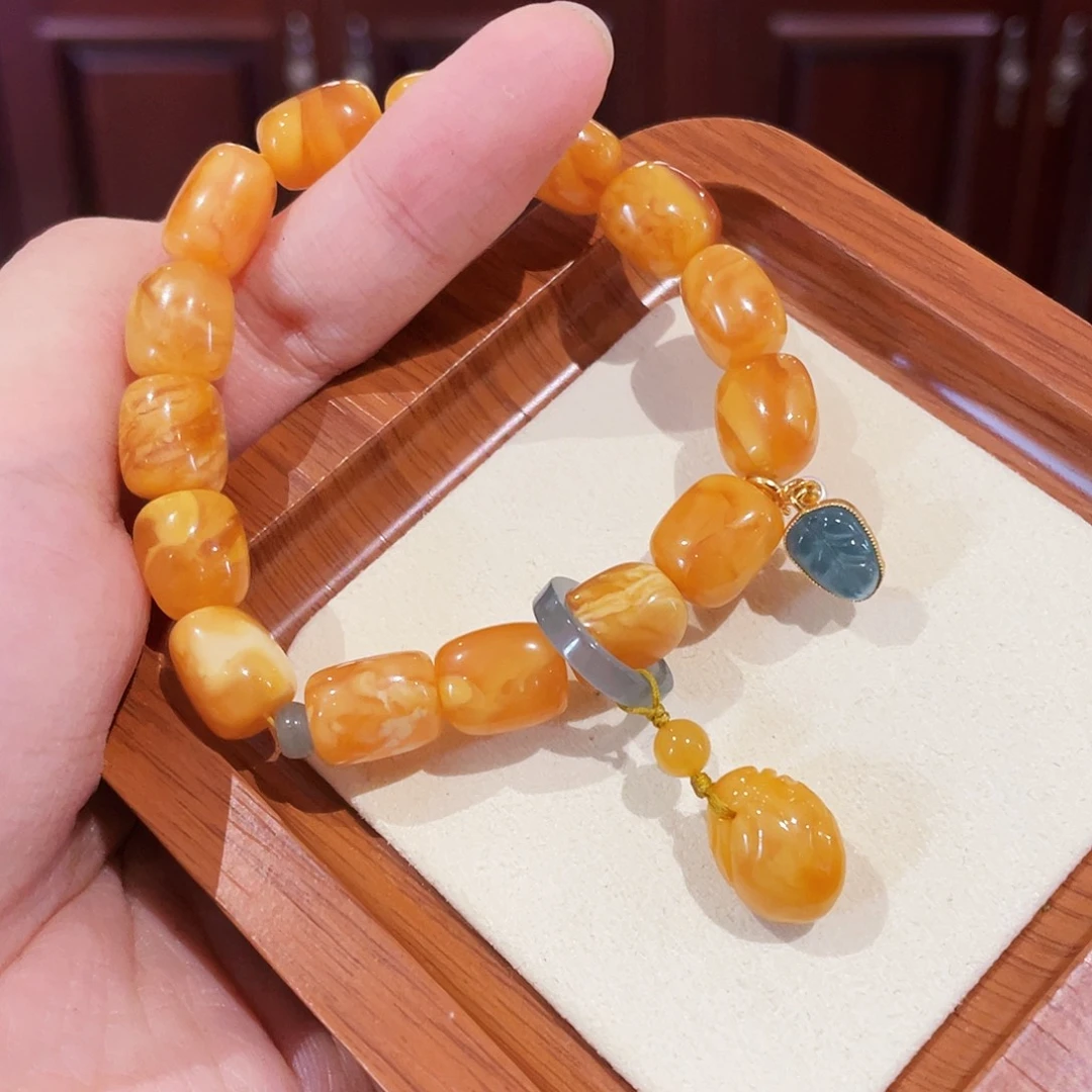 手链蜜蜡未镶嵌手串