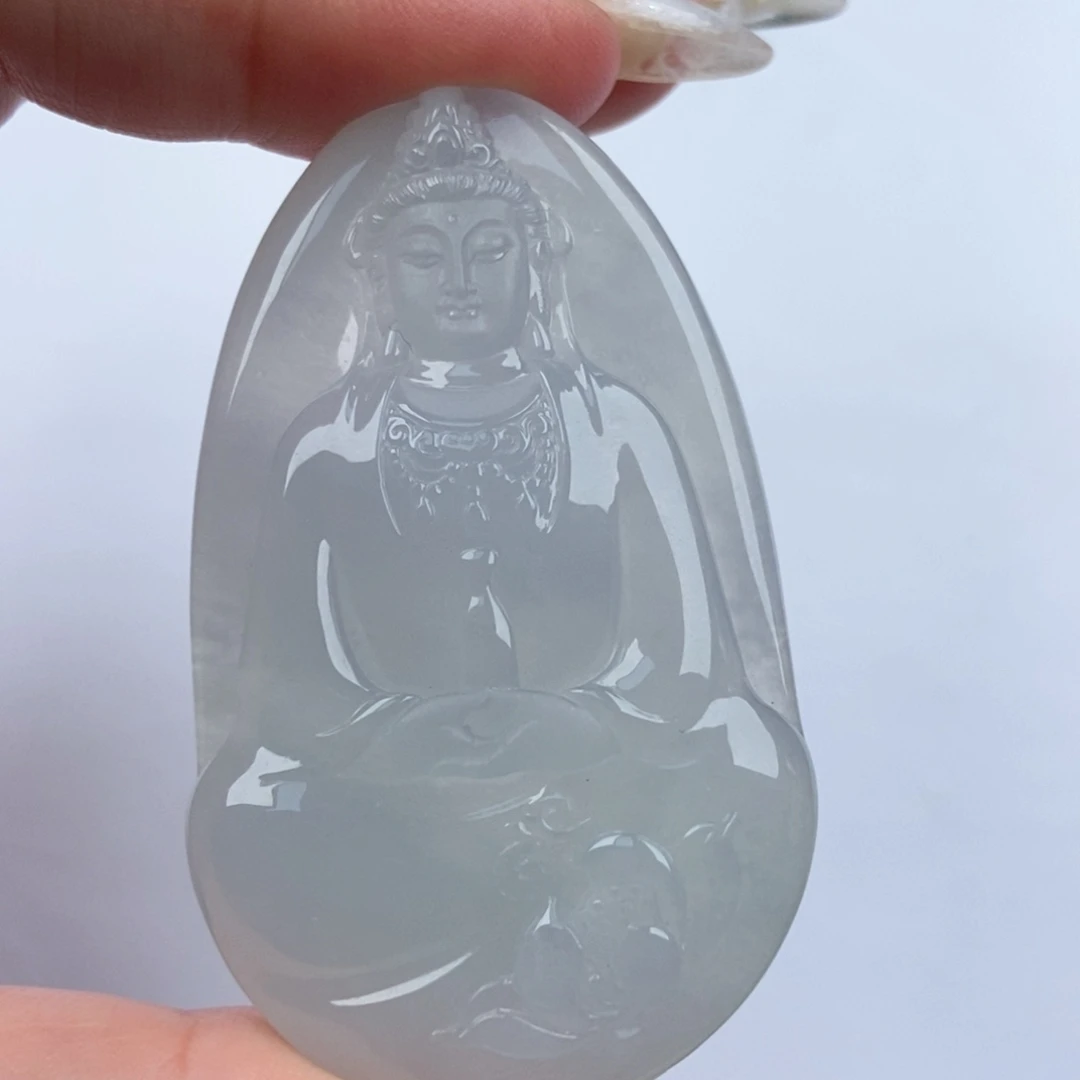 颈饰未镶嵌翡翠观音