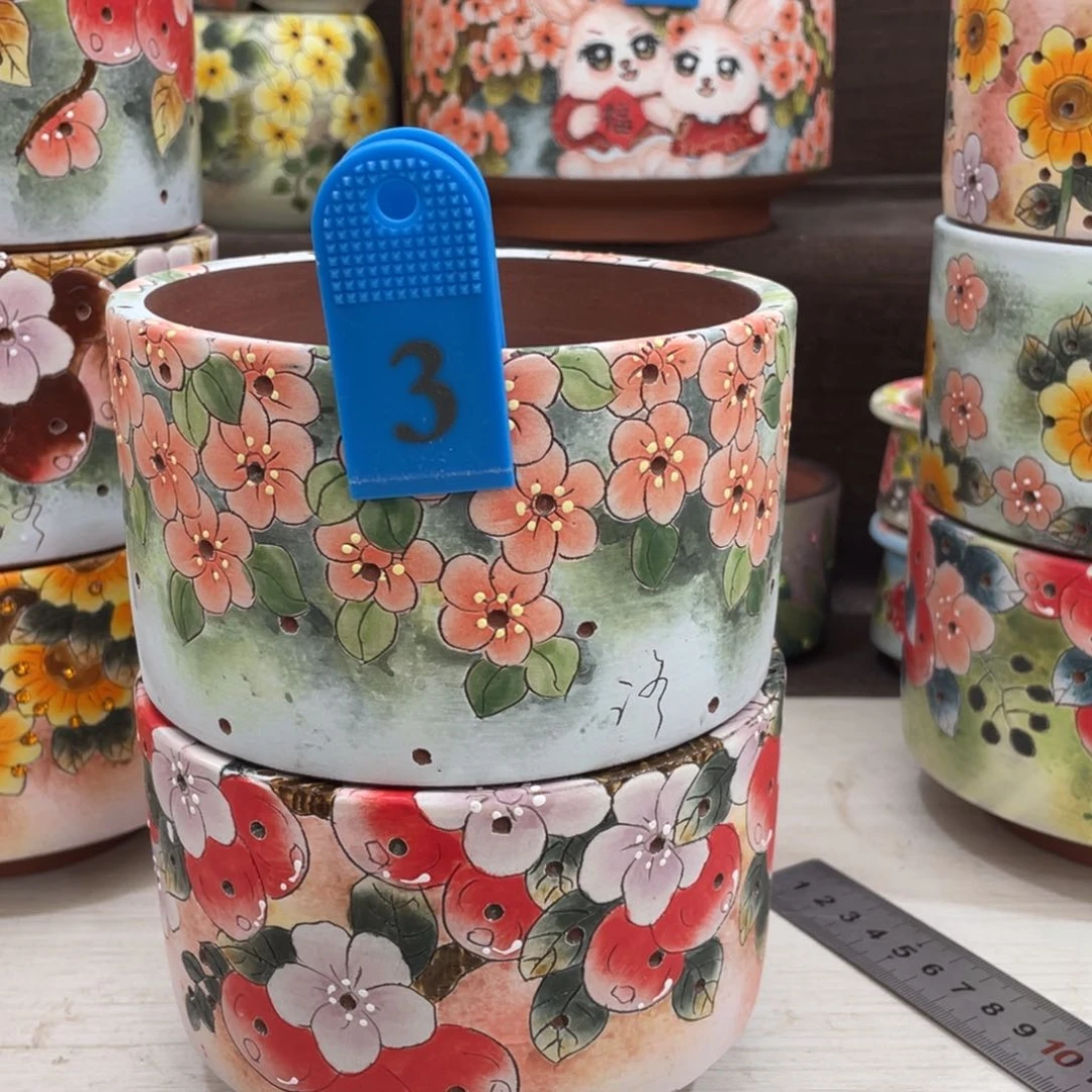 红陶@*多肉花盆特价微瑕