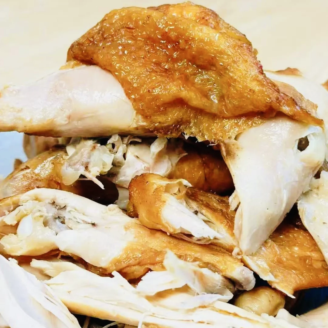 乡村溜达鸡递美味卤味烧鸡