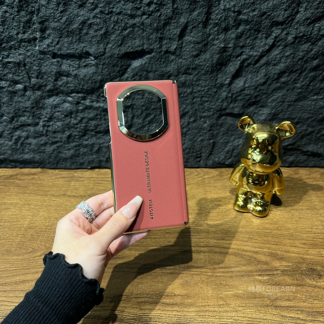 适用于华为matex7手机壳双中轴Mate X7折叠屏DEL-AL20保护套真皮