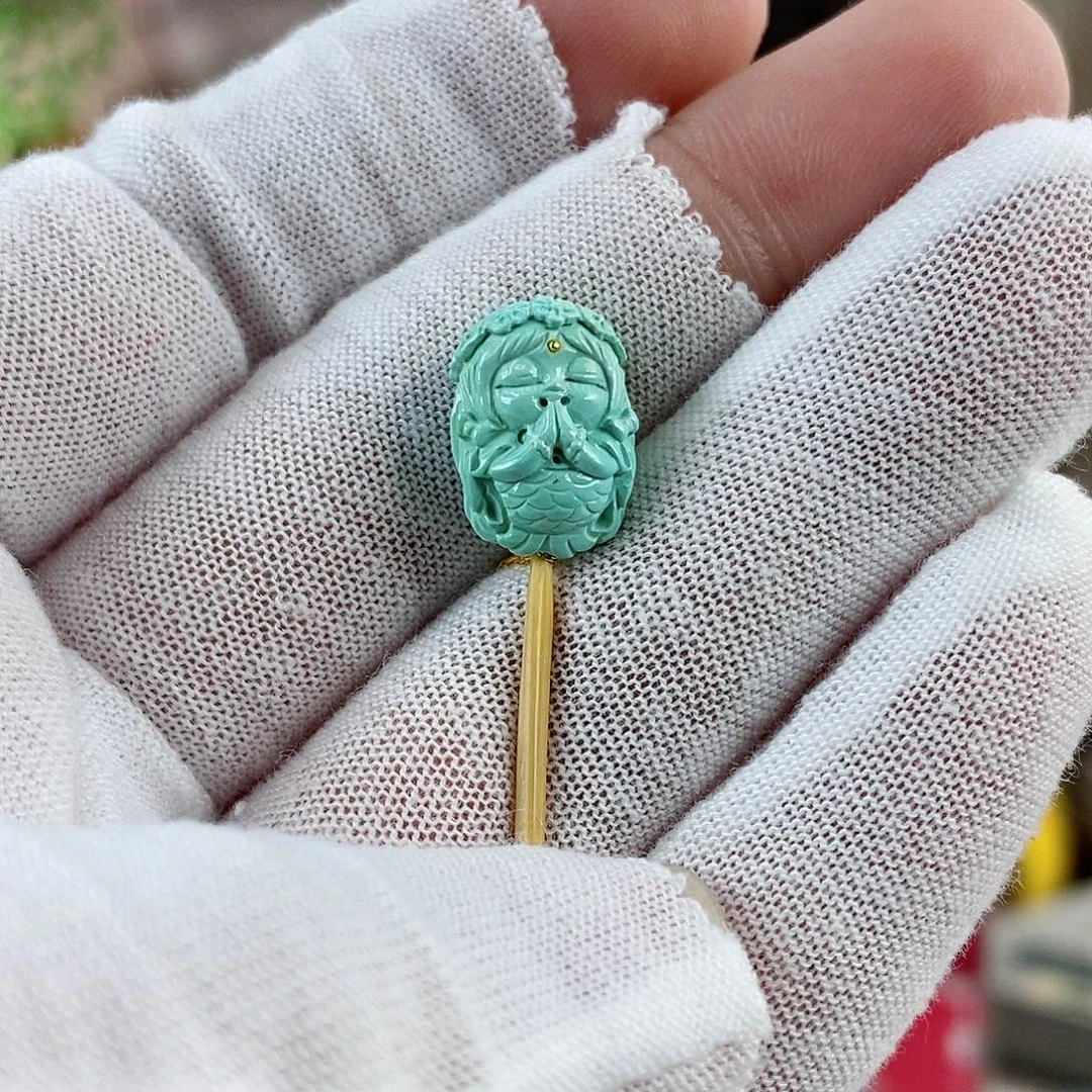 绿松石珠宝奇石未镶嵌