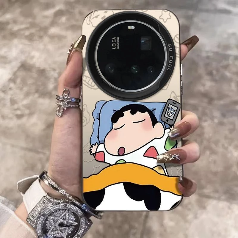 睡觉小新适用OPPOFindX8Pro手机壳创意X8ultra卡通X8s+防摔保护套