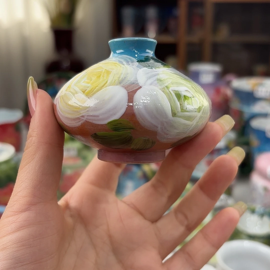 瓷片景德镇手绘高温釉下彩陶瓷茶具