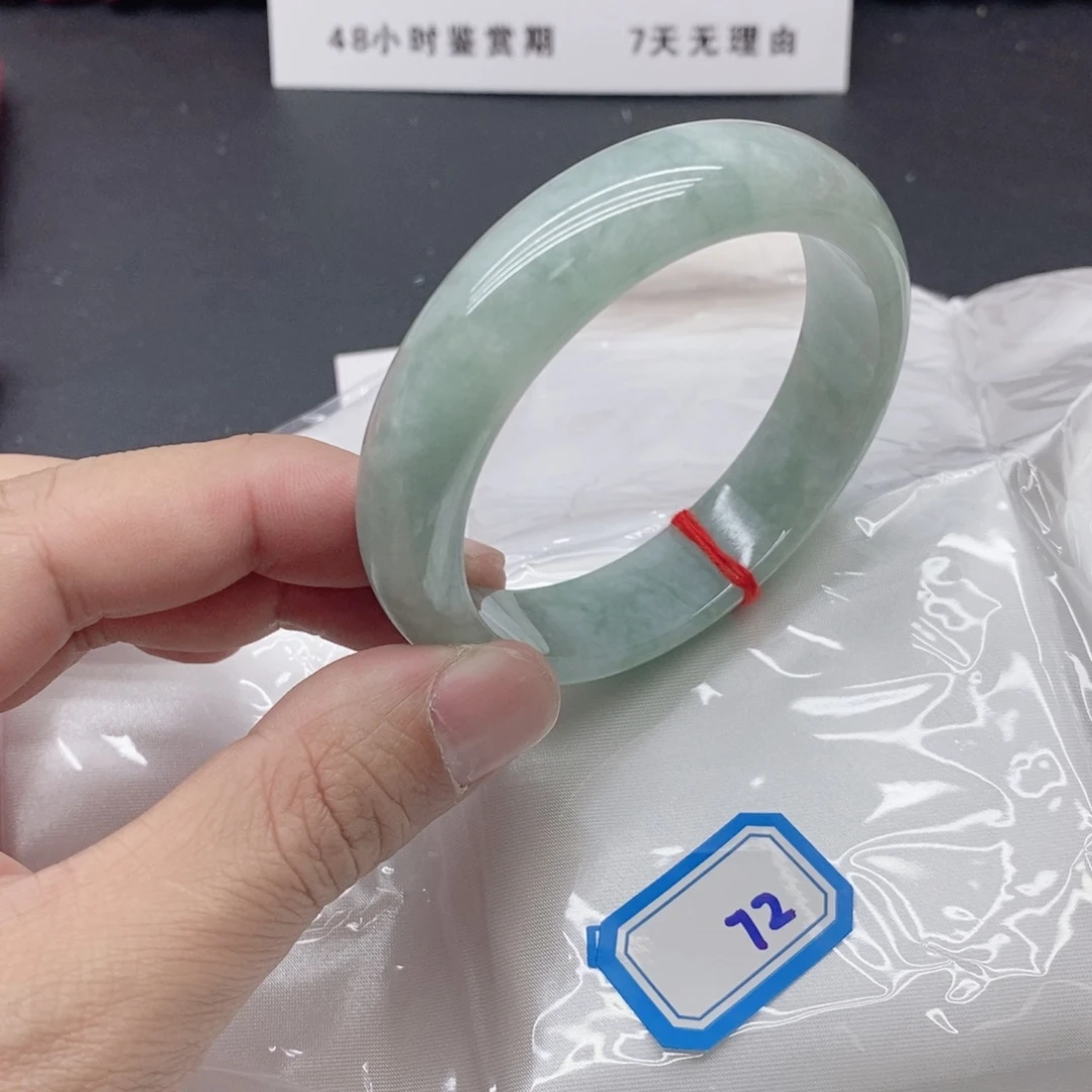 用***3岫玉未镶嵌手镯翡手镯72