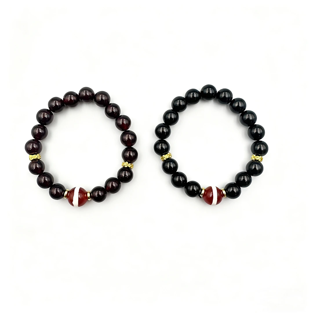 红肉一线血离子玛瑙手串A28-472赠礼盒（多样性发其一）