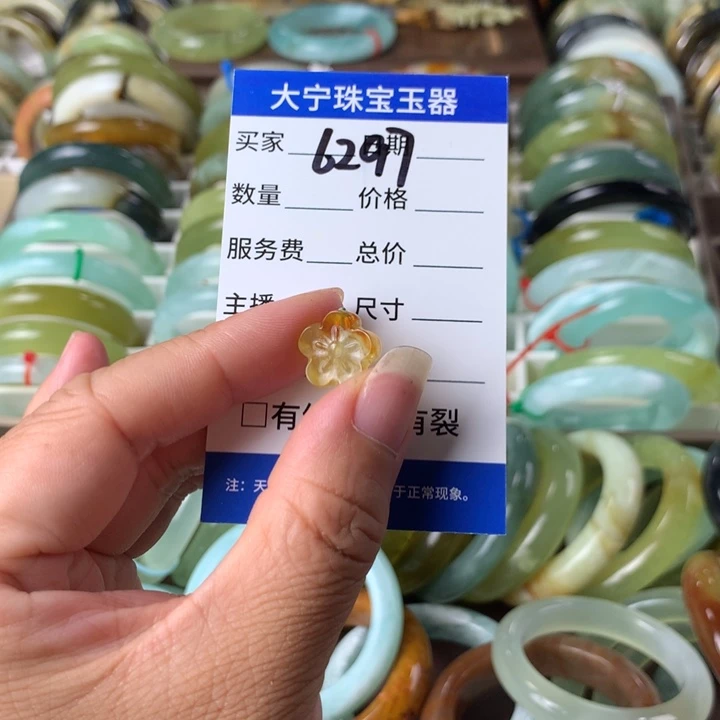 蛇纹石玉未镶嵌颈饰6297