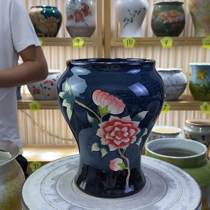 无暇不成瓷高温盆11