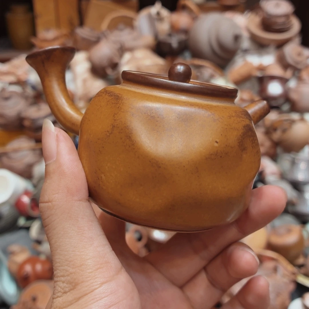 柴烧老岩泥高温茶器皿