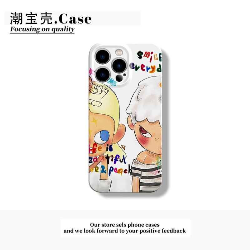 趣味小野适用于苹果16pro手机壳iPhone15promax小众14创意12软壳x