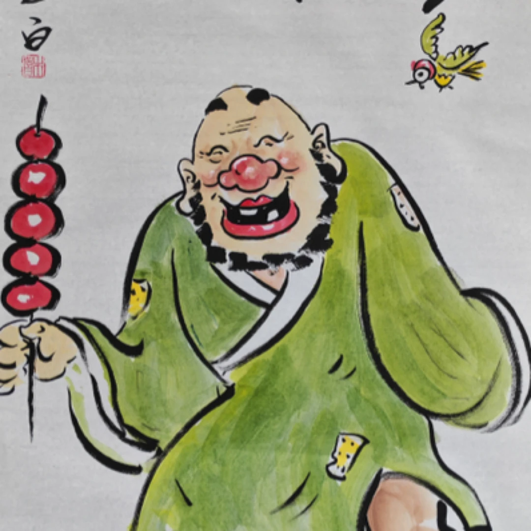木子白水墨禅意三尺整张（1米X0.5米）