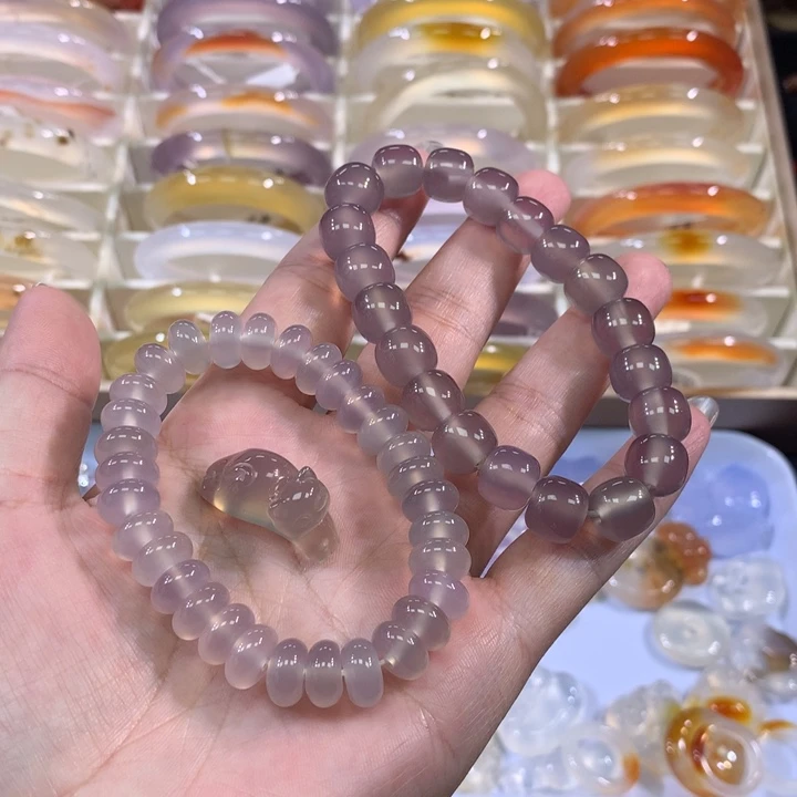 玛瑙/玉髓未镶嵌手链