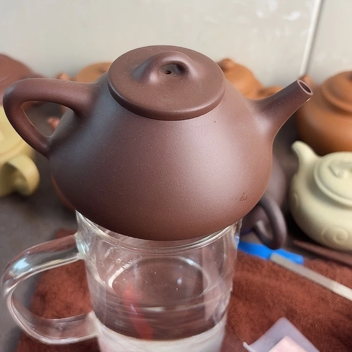 茶杯紫砂紫泥子冶200毫升