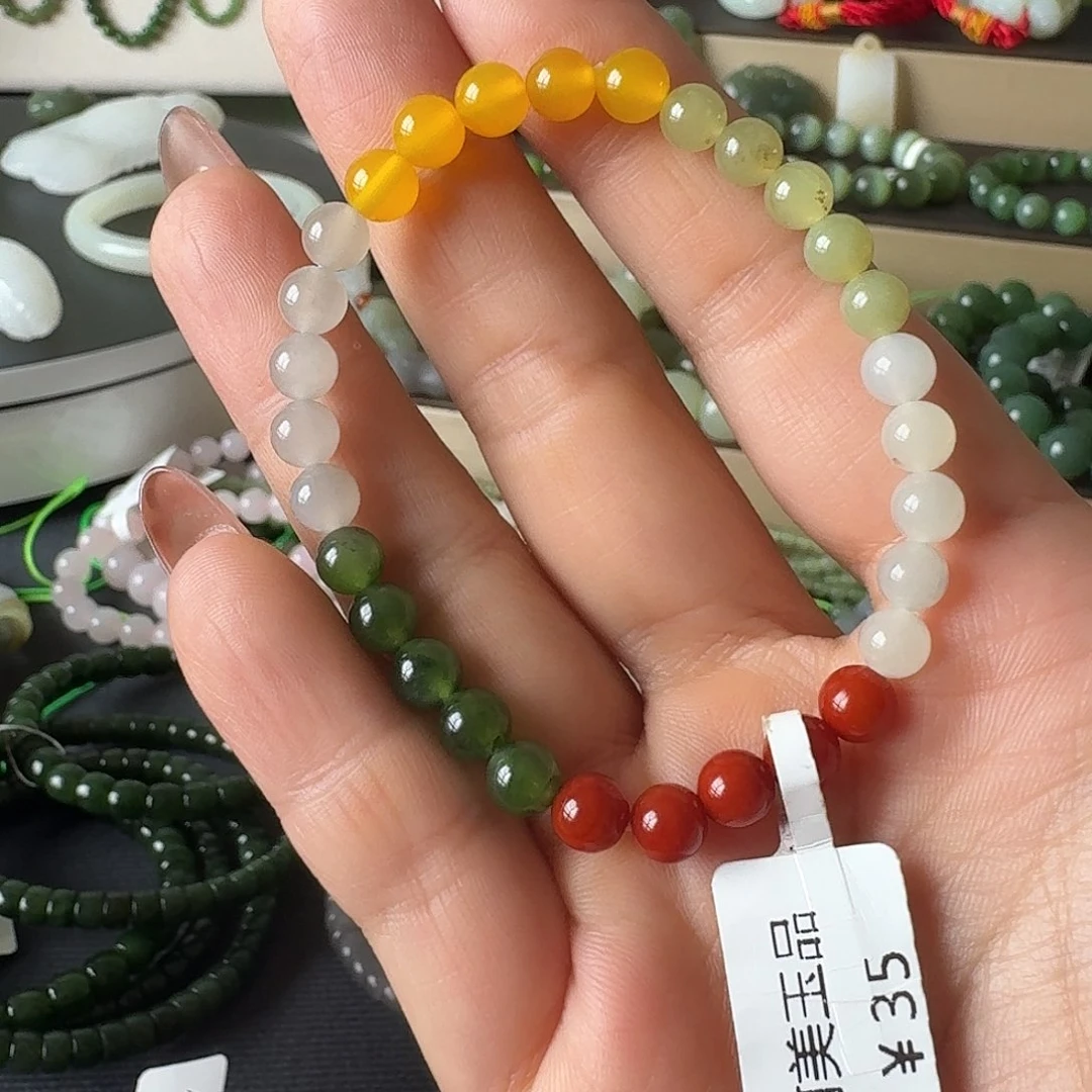 未镶嵌手串和田玉