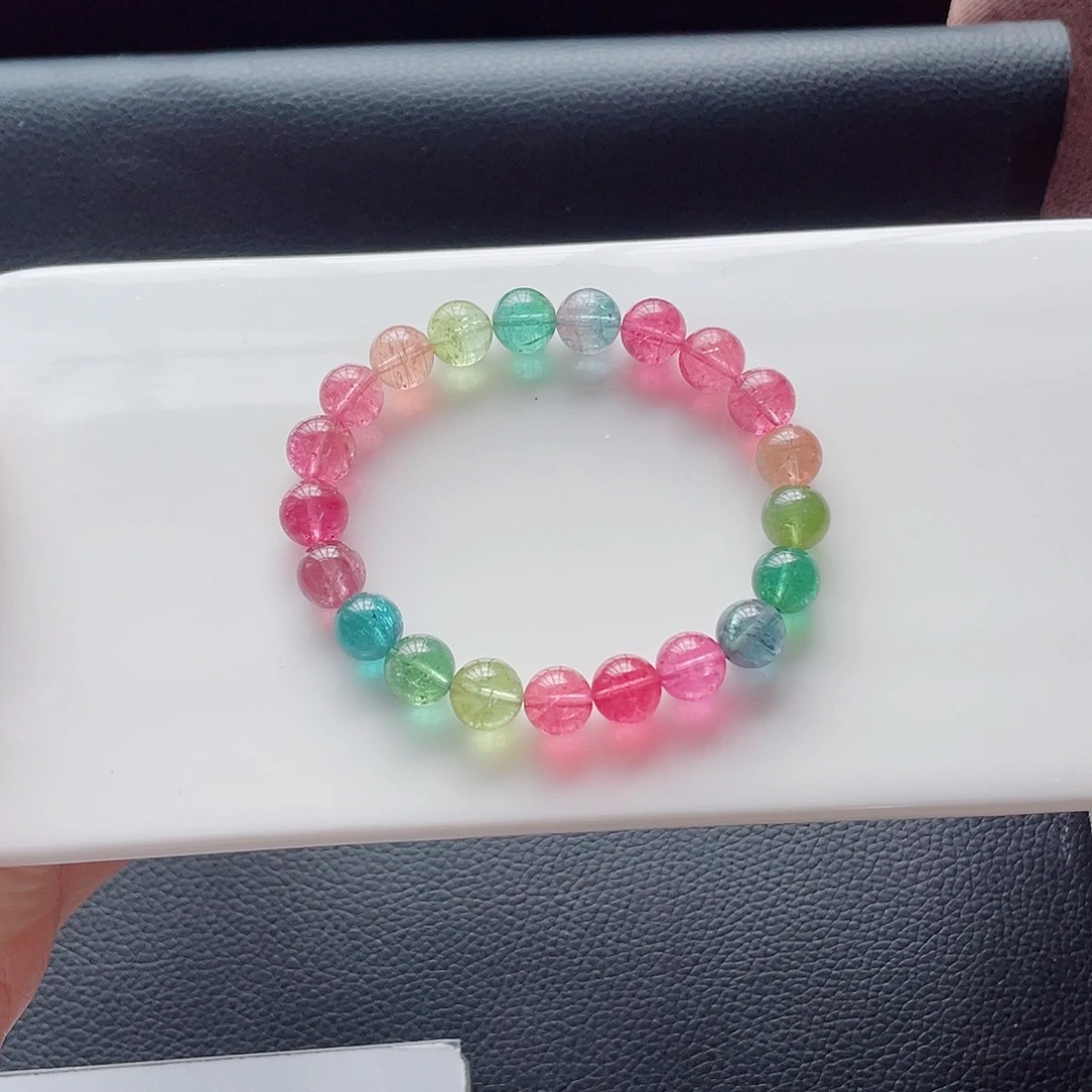 未镶嵌手链碧玺9mm左右