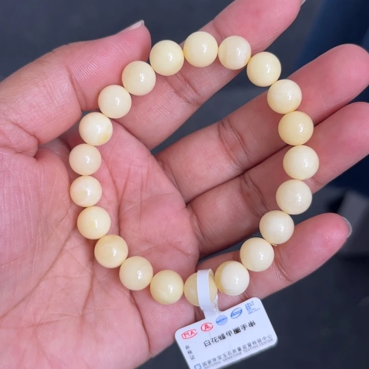 琥珀未镶嵌珠宝奇石M19号8+白蜡