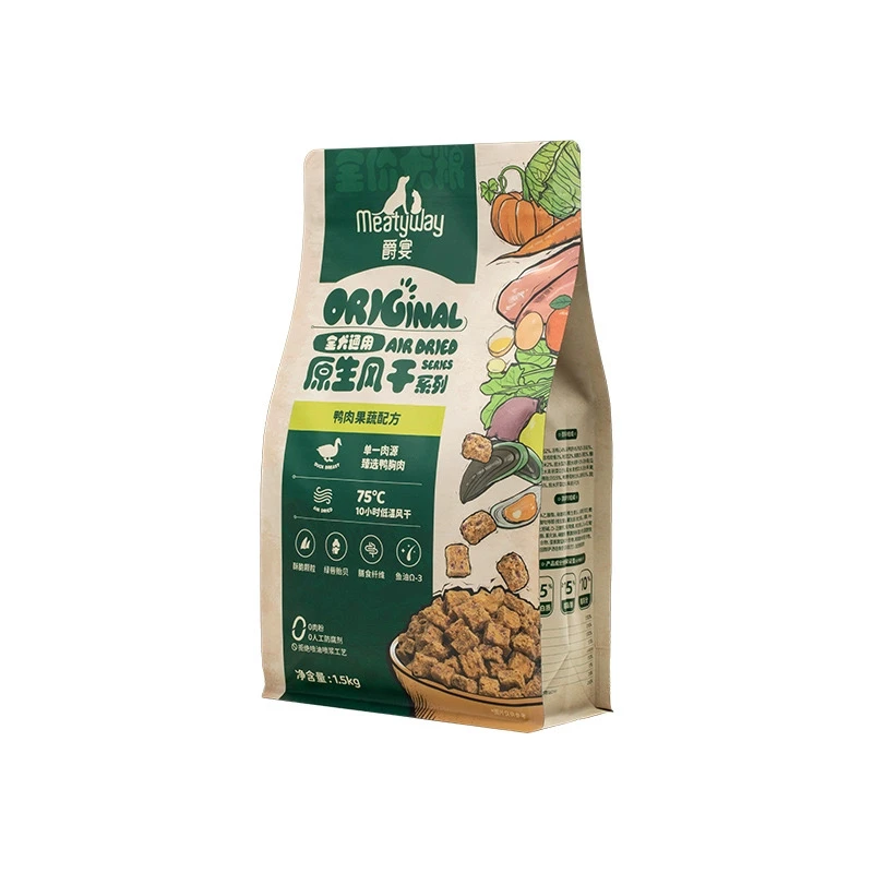 爵宴风干粮中小型鸭肉全价狗粮果蔬配方营养易消化