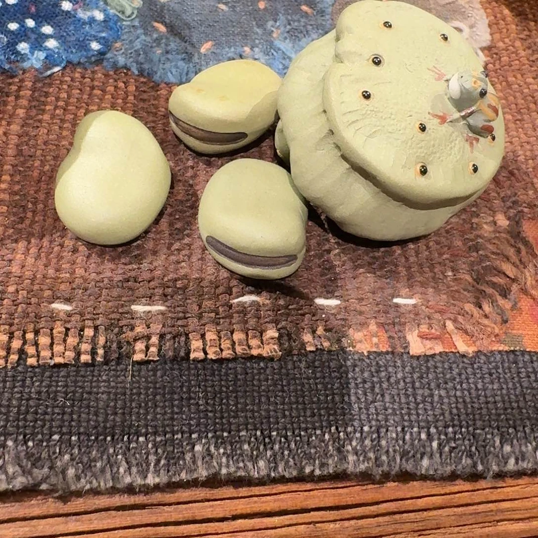 糯***爸福利款茶宠莲蓬加蚕豆