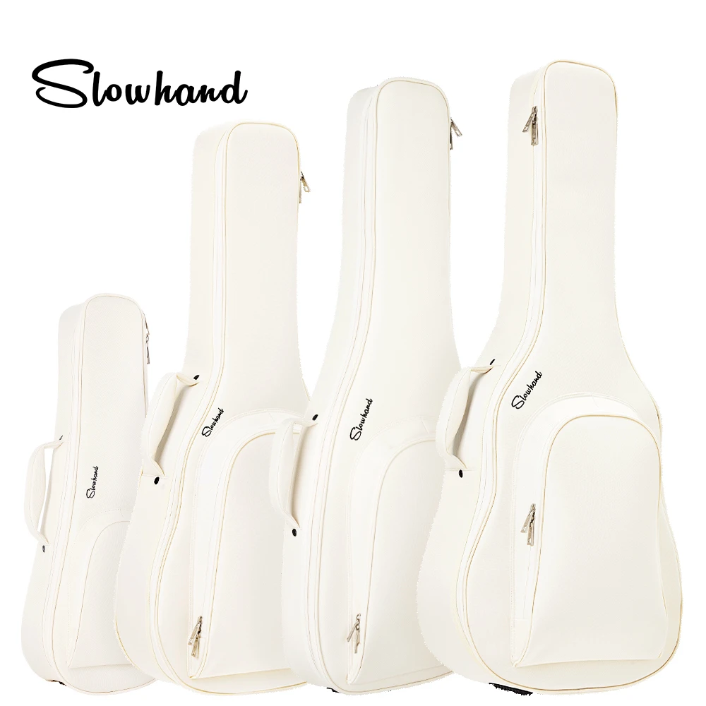 Slowhand/慢手航空加厚防水减震木吉他电吉他贝斯尤克里里琴包