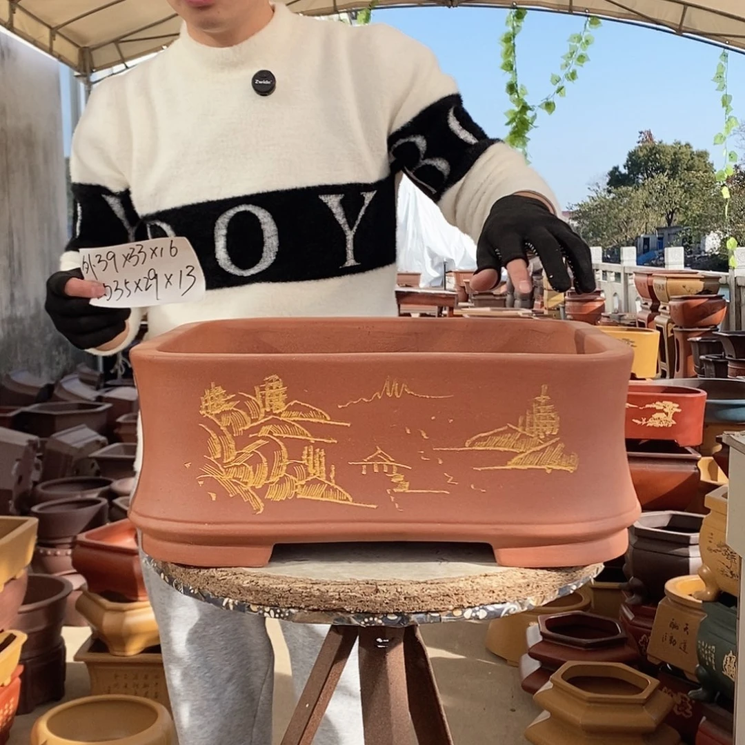 紫砂花盆紫砂花盆