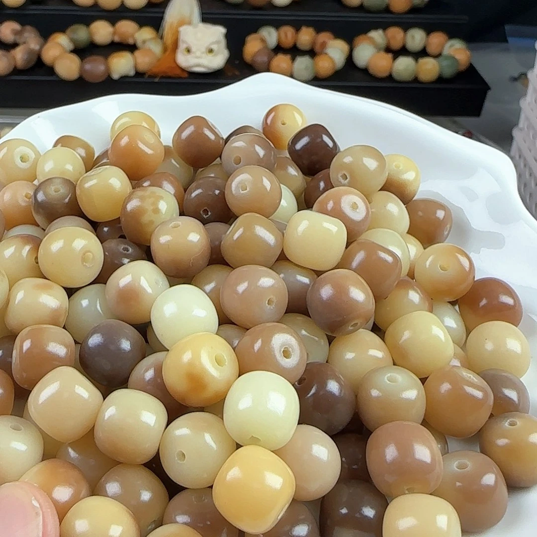 菩提根/象牙果手串卡12暗夜玫瑰100颗➕20颗