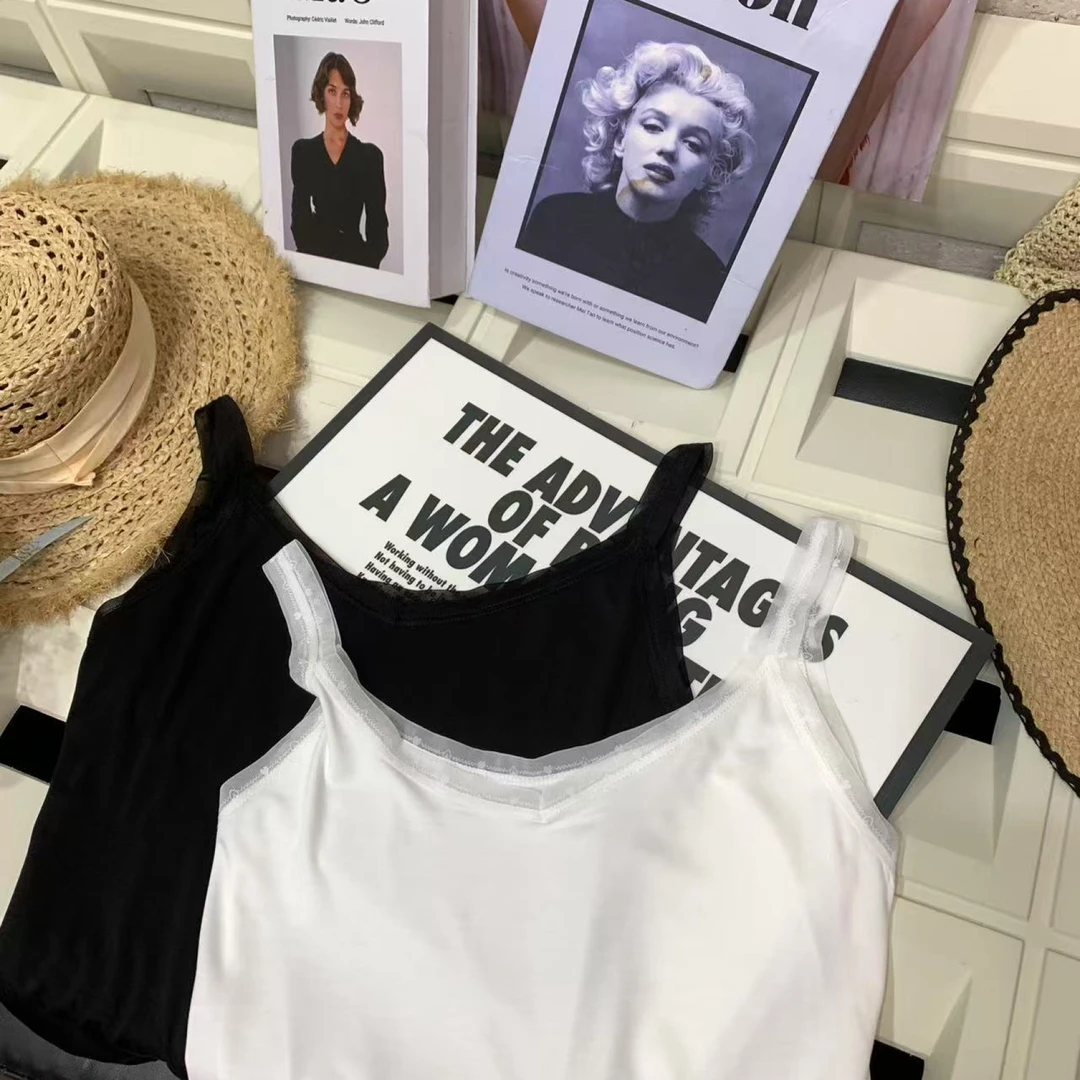 【 雨•美 推荐 】2232舒适百搭细蕾丝背心