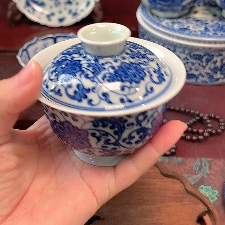 镹曰陶手工手绘青花