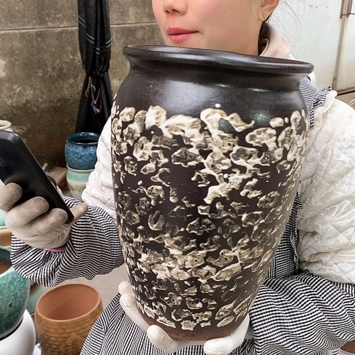 紫砂花盆正品口19高30