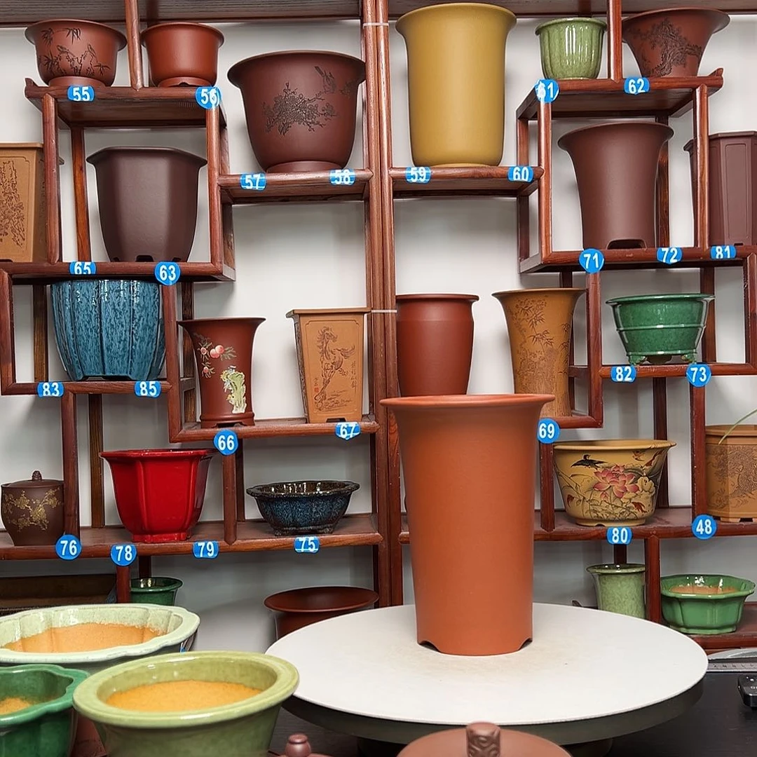 紫砂花盆9****5圆盆花盆