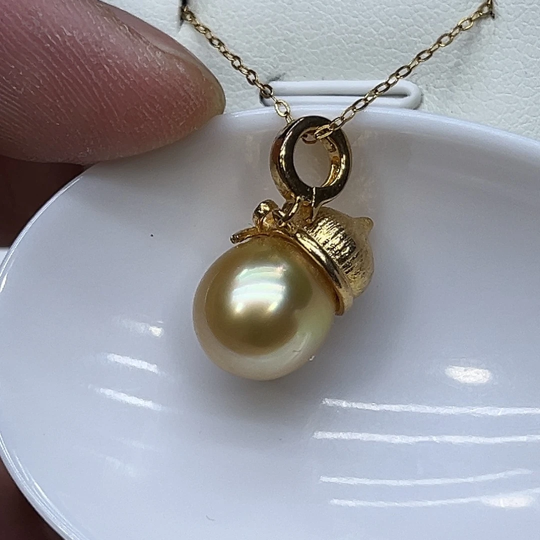 吊坠(赠链)银S925镶嵌海水珍珠