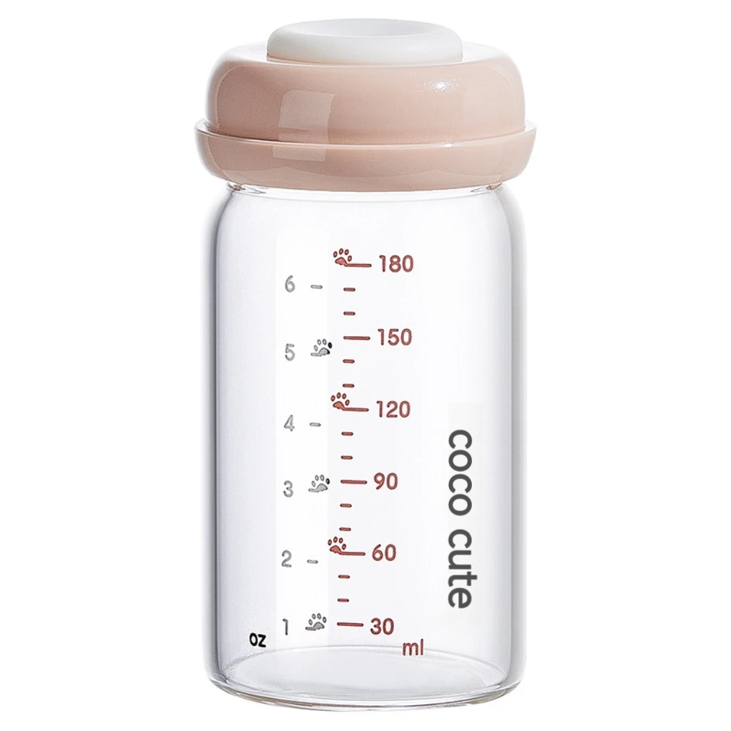 适配小白熊吸奶器瓶身玻璃储奶瓶母乳保鲜瓶直连吸奶器宝宝存奶罐
