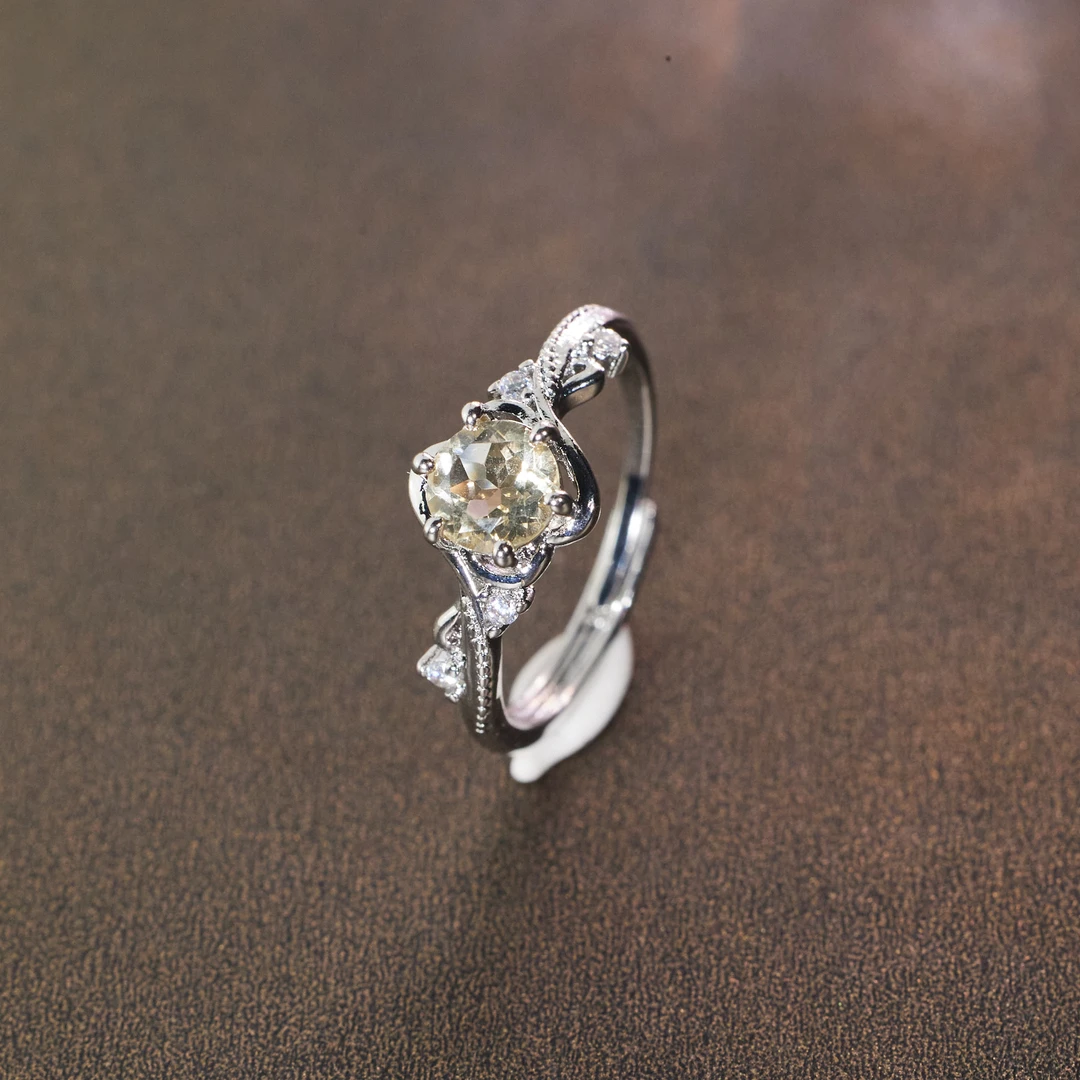 招财进宝水晶戒指*H0607