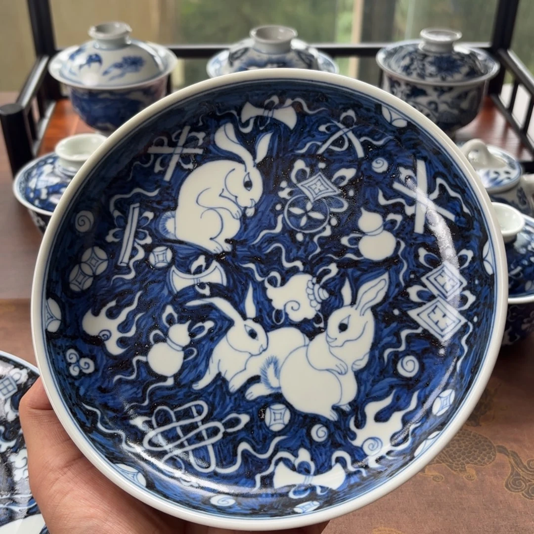 摆件景德镇手绘茶器