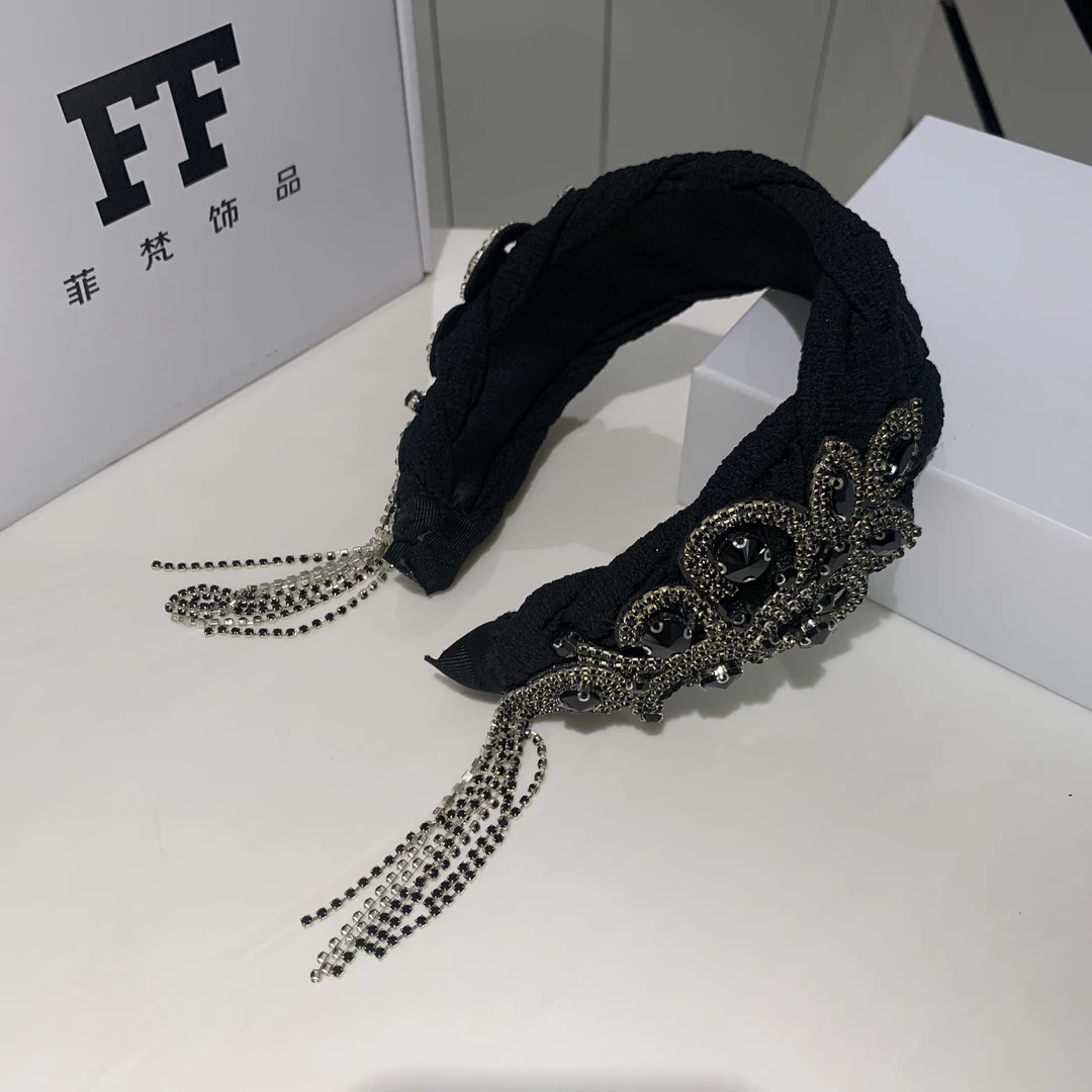 民族风女复古港风复古/宫廷发箍头箍宽边国风富婆风