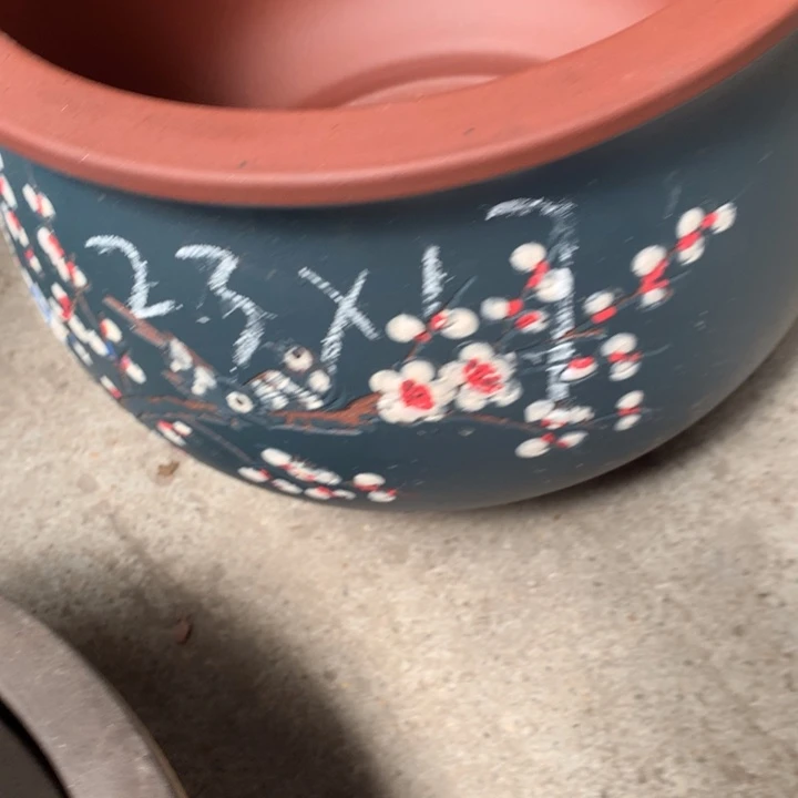 紫砂花盆紫砂花盆
